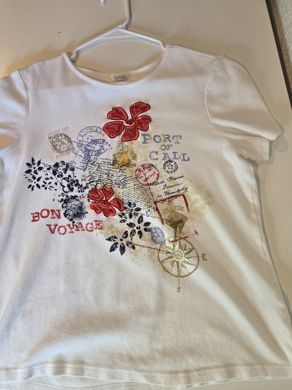 Christopher and Bank's size L shirt with print